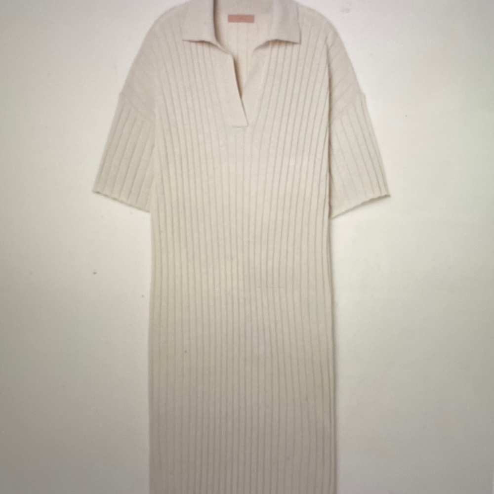 🍁H&M long rib knit dress